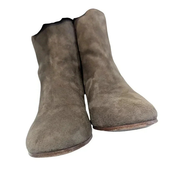 COACH Bonnie Women's Block Heeled Bootie Boots Size 10 B Suede Tan - Picture 3 of 14